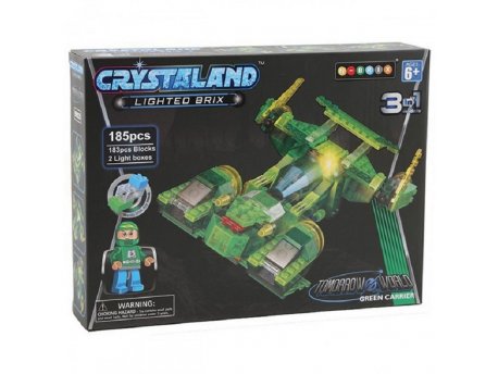 ED Crystal kocke za slaganje 3 u 1 svemirski brod 31-972000