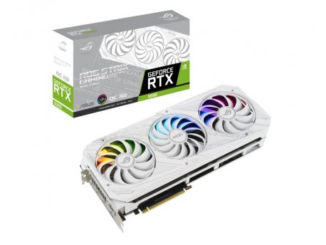 ASUS NVidia GeForce RTX 3090 24GB 384bit ROG-STRIX-RTX3090-24G-WHITE