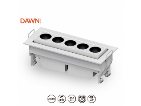 DAWN LED SVETILJKA FRG05 15W 3000K 40° BELA