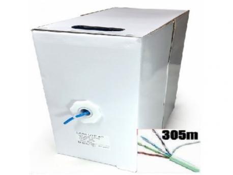 TOY STATE UPC-6004Bor-Solid OEM UTP cat.6e indoor solid CCA kotur, 305m Plavi