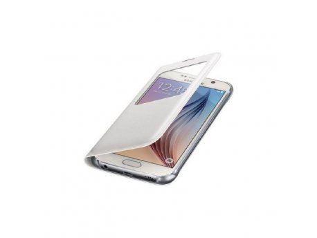 SAMSUNG Maska sa preklopom i prozorom S6, bela EF-CG920-PWE