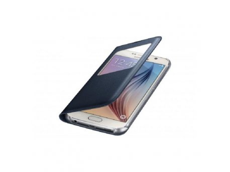 SAMSUNG Maska sa preklopom i prozorom S6, crna EF-CG920-PBE