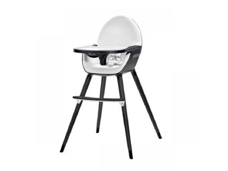 KINDERKRAFT High stolica za hranjenje 2u1 FINI full black