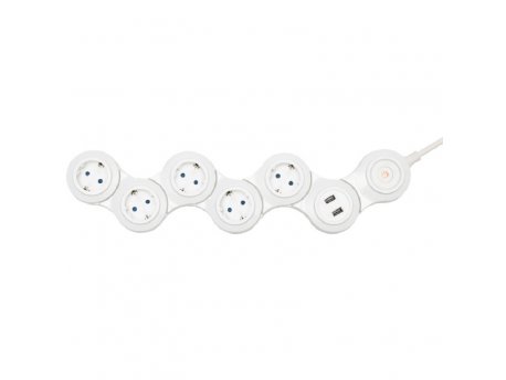 HOME Razvodnik sa 5 mesta 1,4m + USB NVH05K/USB
