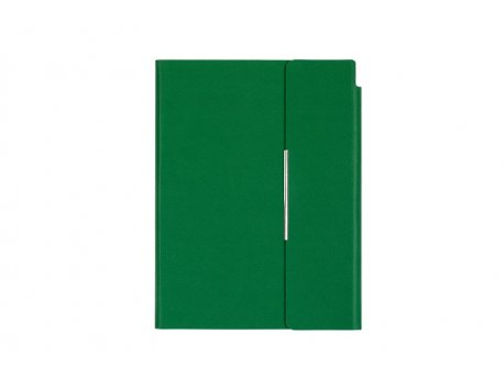 LION Notes sa magnetnim preklopom A5 Tamno zelena