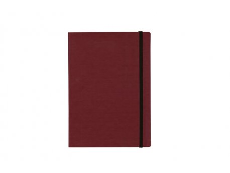VELVET Notes sa lastišem A5 Bordo