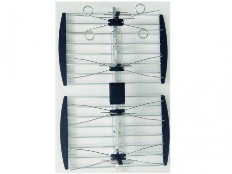 GEMBIRD Antena TV panel V3.1, Spoljna sa pojacalom, 17-32db, Alu, UHF/VHF/DVB-T2 FO