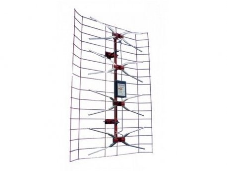 GEMBIRD Antena TV panel V2.0 Spoljna sa pojacalom, 15-32db, UHF/VHF/DVB-T2 FO