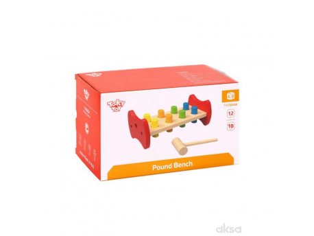 TOOKY TOY Klupa - čekić