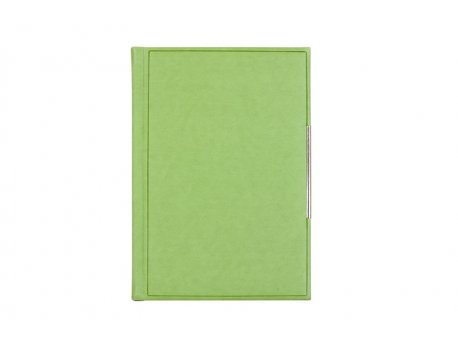 VELVET Notes sa prostorom za olovku B5 Lime