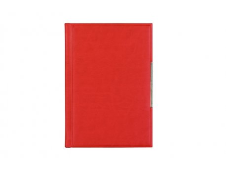 VELVET Notes sa prostorom za olovku B5 Crvena