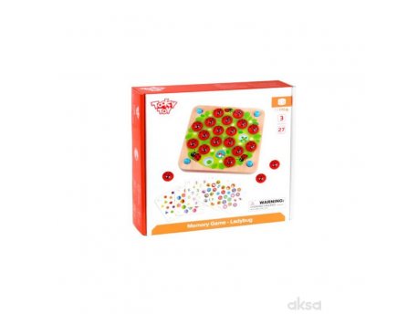 TOOKY TOY Igra memorije - bubamarice