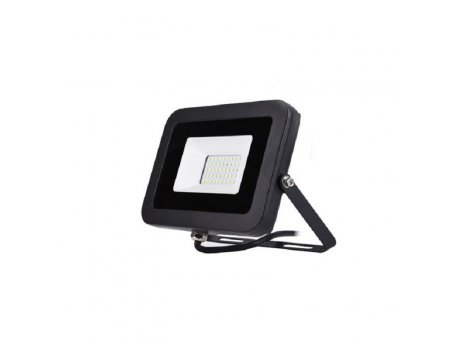 COMMEL LED reflektor 10W 6500K, 800lm 25kh, crni C306-215
