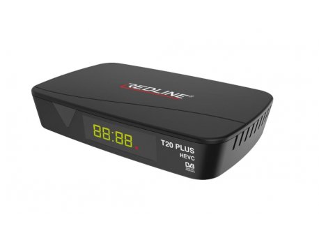 REDLINE DVB- T20 Plus SET TOP BOX USB/HDMI/Scart, Full hd H.265 AV Out