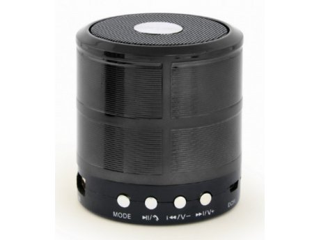 GEMBIRD SPK-BT-08-BK  Portable Bluetooth speaker +handsfree 3W, FM, microSD, AUX, black