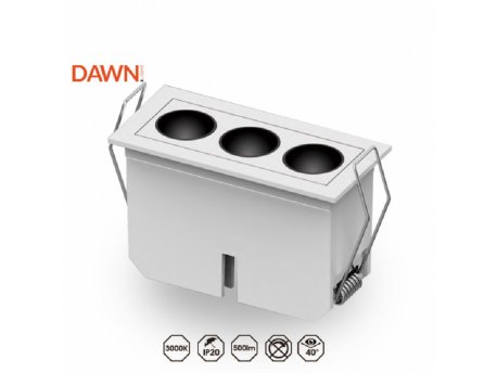 DAWN LED SVETILJKA FGL03 9W 3000K 40° BELA