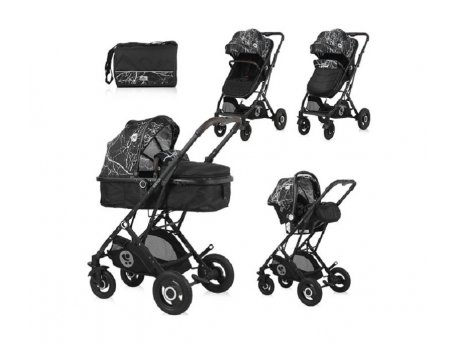 LORELLI BERTONI Kolica Lorelli Sena set black (2022)