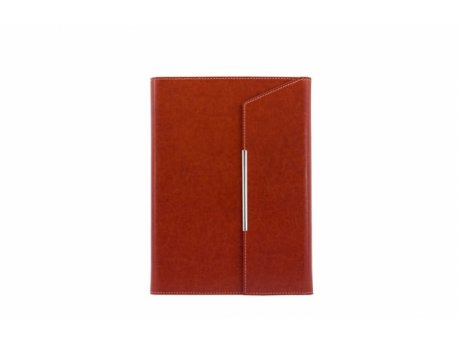 NOVASKIN Notes sa magnetnim preklopom B5 Cognac