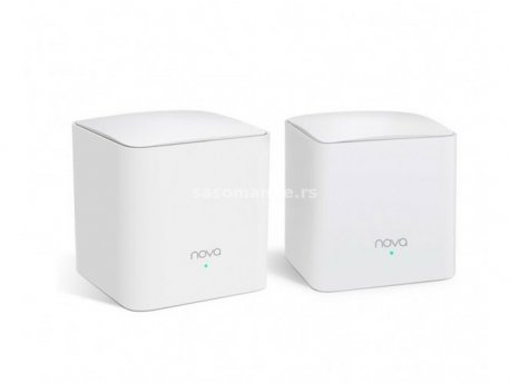 TENDA MW5C * (2 pack) AC1200 dual band 2.4+5GHz distribution mesh WiFi system 250m2 (6299)