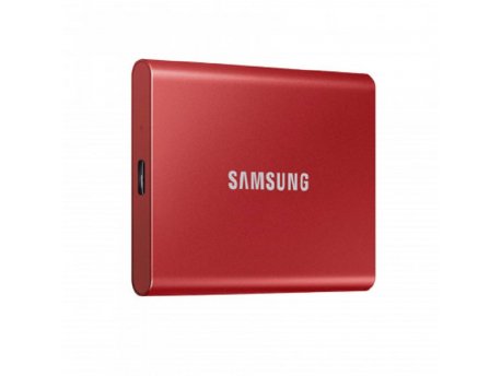 SAMSUNG Portable T7 500GB crveni eksterni SSD MU-PC500R