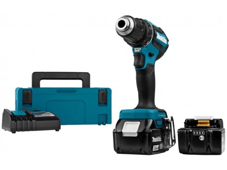 MAKITA DDF485RFJ 18V Akumulatorska bušilica – odvijač 2×3.0 Ah + kofer