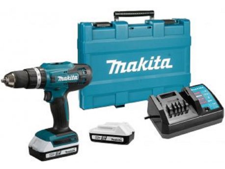 MAKITA Akumulatorska bušilica HP488DWE, 18V, 2×1.5 Ah
