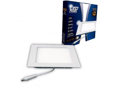 LUMAX LED panel ugradni četvrtasti – 24W 6500