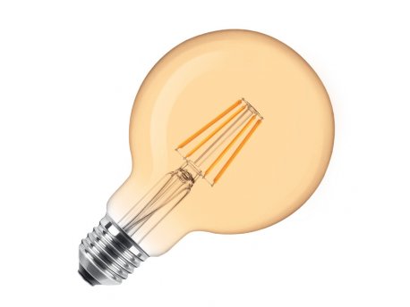 PROSTO LED filament sijalica dimabilna toplo bela LS-G80FDA-WW-E27/6