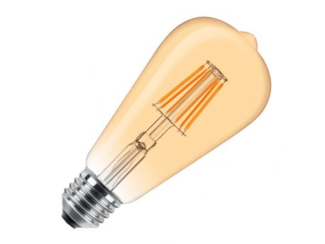 PROSTO LED filament sijalica dimabilna toplo bela LS-ST64FDA-WW-E27/6