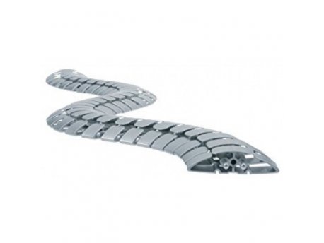 BACHMANN Fleksi kanalica-zmija dimenz.24x90x1000mm,dvokomorna,srebrna 930.033