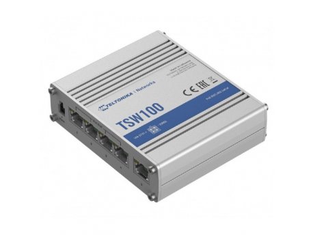 TELTONIKA 4x10/100/1000TX(POE+, 60W)) + 1x10/100/1000TX TSW10000000