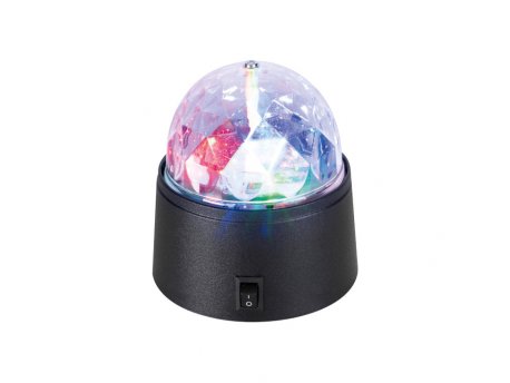 SOMOGYI ELEKTRONIC Prenosna LED disko lampa na baterije DL90