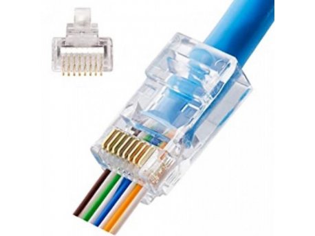 GEMBIRD LC-PTF-01/100CAT6 LAN UTP kategorije 6 EZ konektor PNP88FZv2-R RJ45 (100 komada pakovanje) 39337