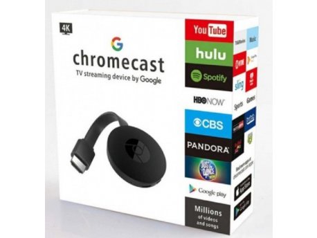 GEMBIRD GMB-CHROM-01 Chromecast TV Streaming 4K airplay HDMI WiFi 5G/2.4G, Dongle TV adapter, 1080P 39918