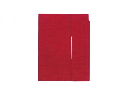 TREND Notes sa magnetnim preklopom A5 Crvena