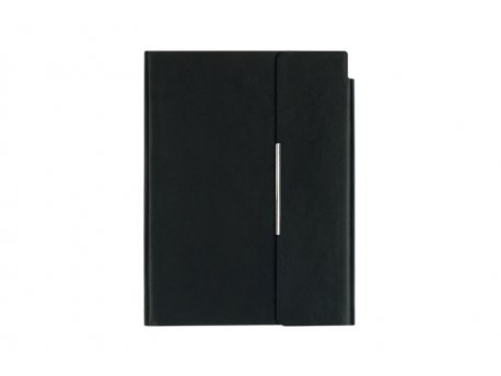 VELVET Notes sa magnetnim preklopom A5 Crna
