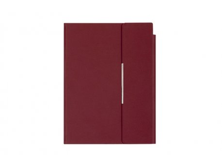 VELVET Notes sa magnetnim preklopom A5 Bordo