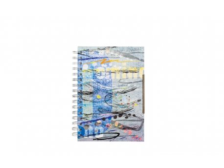 VITRO Notes sa spiralom B5 Plava