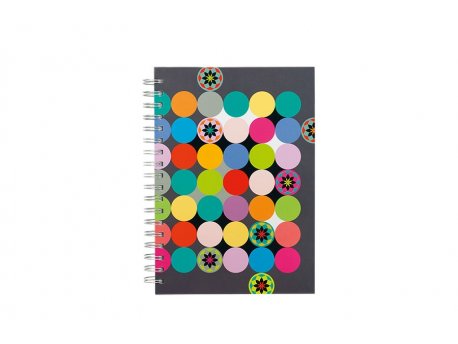 DIVAS Notes sa spiralom B5 Siva