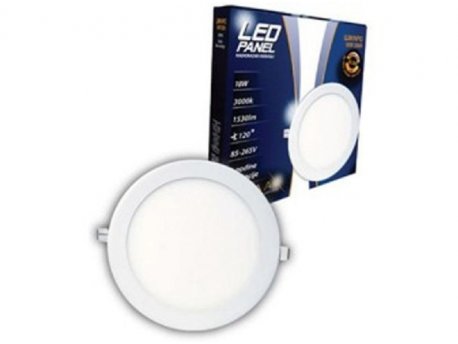 LUMAX LED panel LUMUPO-18W 3000K ugradni-okrugli 1530 lm