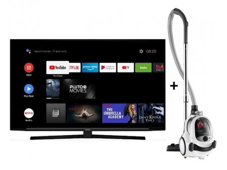 GRUNDIG 49 GFU 8860B Android 4K Ultra HD digital LED TV + POKLON BKS 5423 Usisivač
