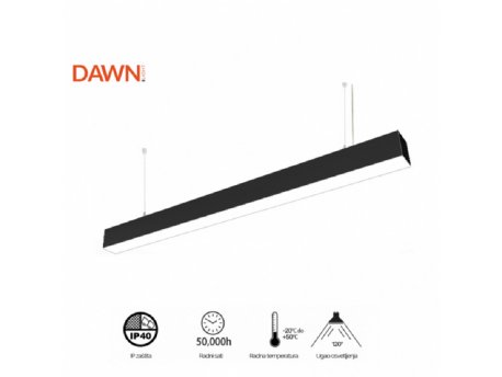 DAWN Led svetiljka LT-T-020-B 40W 4000K crna