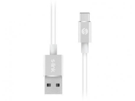 S-LINK Swapp SW-C708 kabl za punjač USB A (muški) na USB C (muški) 2m beli