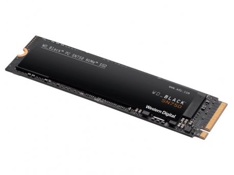WD 500GB M.2 NVMe Gen3 WDS500G3XHC SN750 Black