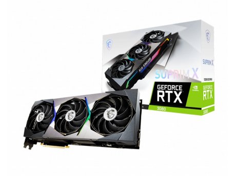 MSI GeForce RTX3080 SUPRIM X 12G LHR grafička kartica 12GB GDDR6X 384bit
