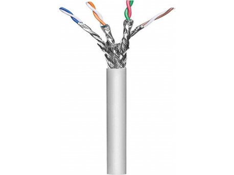 INTELLINET Kabl Bulk,Cat7A, S/FTP,Solid,100m,22 AWG, sivi
