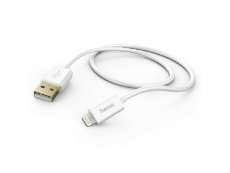 HAMA USB Kabl Za Apple IPhone MFI,Beli, 1,5m 173640