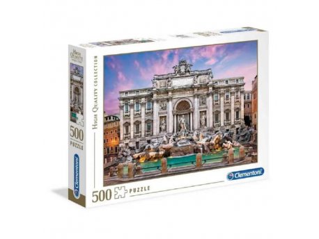 CLEMENTONI Puzzle 500 HQC trevi fountain
