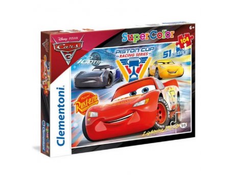 CLEMENTONI Puzzle 104 cars 3