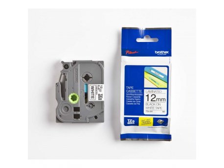 Brother TZE231 12mm CRNO NA BELO